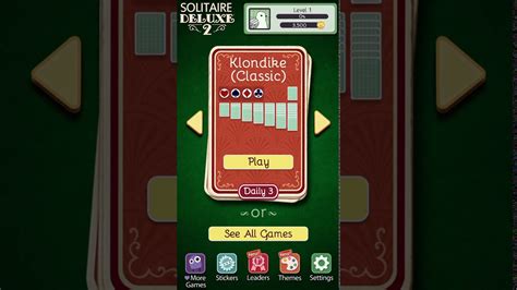 Solitaire Deluxe 2 Walkthrough Gameplay Tutorial Various Game Modes