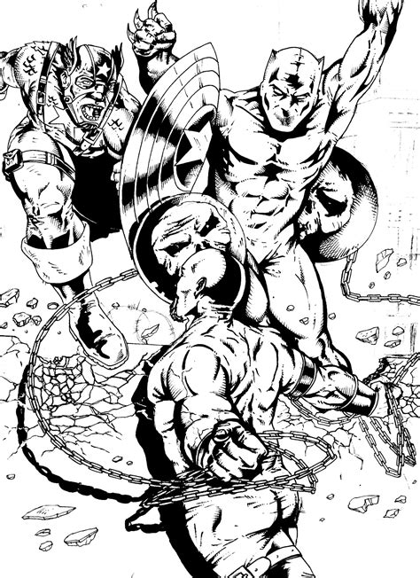 Alberto Di Francisco Comic Art Vengadores Ultimates Ultimate Avengers