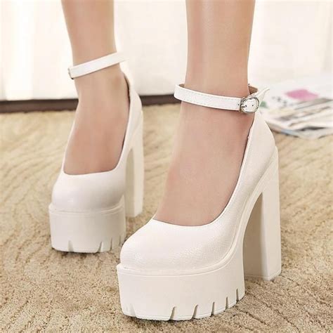 The Chunky Mary Janes Heels Fancy Shoes Heels Aesthetic