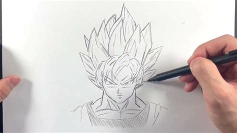 簡単描けるスーパーサイヤ人の孫悟空の描き方！【ドラゴンボール】how To Draw Goku Son Youtube
