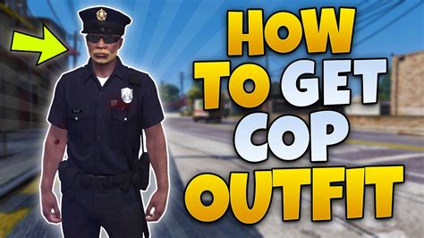 Gta 5 Online How To Get The Police Uniform Online Gta 5 Cop Outfit
