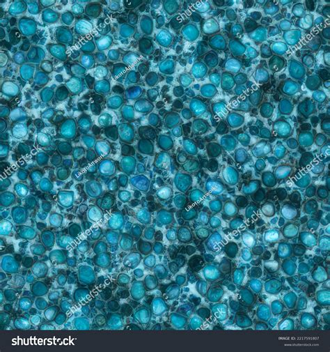 Seamless Blue Stone Texture Tile Infinite Stock Illustration 2217591807