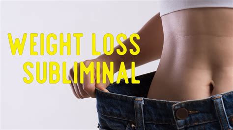 weight loss subliminal youtube