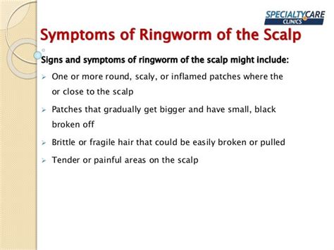 Ringworm Of The Scalp Symptoms Causes And Treatmentpptx