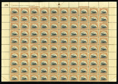 Us Stamp Sheets Go Under Hammer All About Stamps