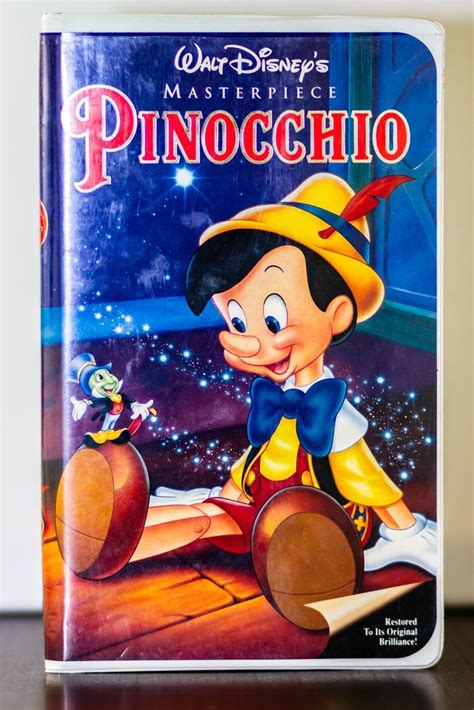 Pinocchio Walt Disneys Masterpiece Vhs Tape Vhs Tapes Images And