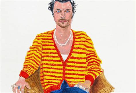 David Hockney Incarne Harry Styles