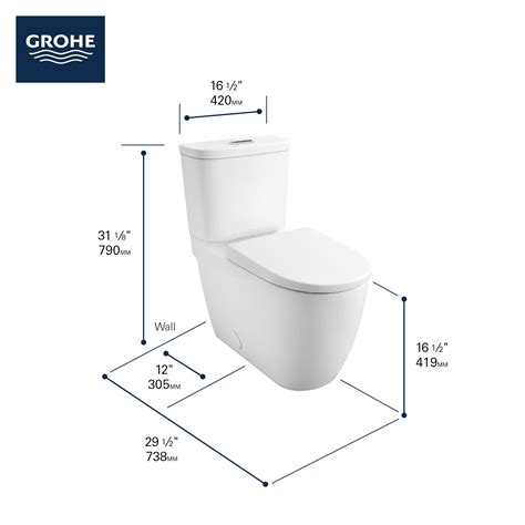 Two Piece Dual Flush Right Height Elongated Toilet With Seat