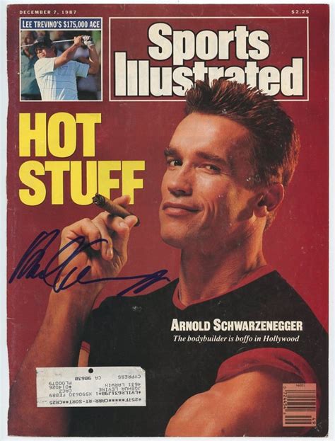 Arnold Schwarzenegger Signed Vintage 1987 Sports Illustrated Magazine