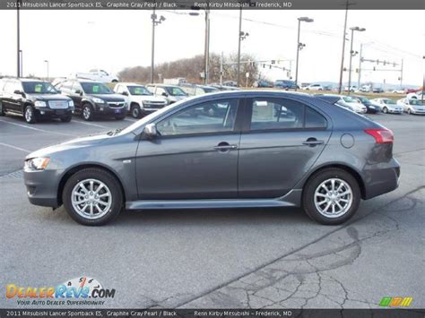 Aegean blue pearl metallic clearcoat. Graphite Gray Pearl 2011 Mitsubishi Lancer Sportback ES ...