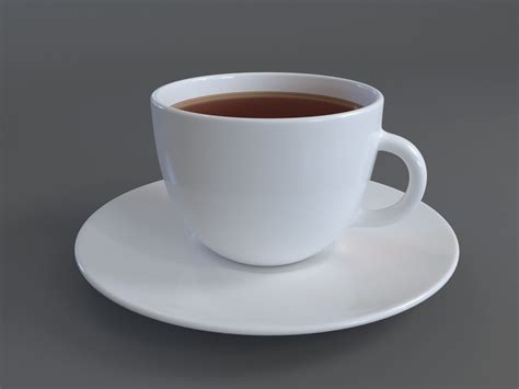 A Cup Of Tea 3d Model Cgtrader