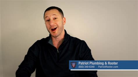 We are licensed master plumbers certified for the installation and repair of all water heaters. Patriot Plumbing Kurt Testimonial - YouTube