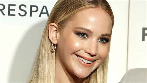 Jennifer Lawrence Looks Like A Blushing Bride At Engagement Party