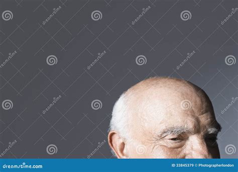 Balding Senior Man Stock Image Image Of Forehead Adult 33845379