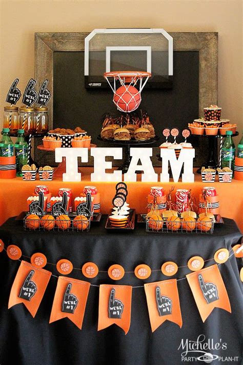These amazing basketball paper chains featured in the photos above and below are available right here. Pin on Thunder Basketball Party