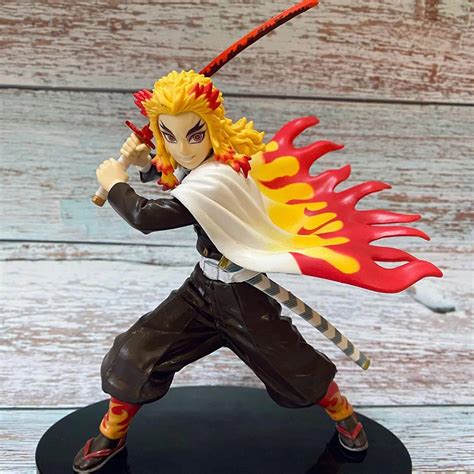 Action Figure Kyojuro Rengoku Kimetsu No Yaiba Demon Slayer Shopee Brasil