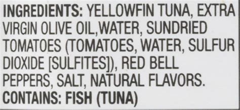 Starkist Evoo Wild Yellowfin Tuna In Extra Virgin Olive Oil Tomato