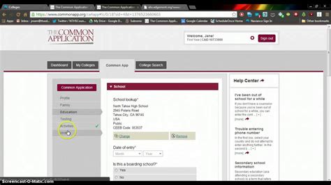 Review the common app for transfer quick start guide. Seniors - CommonApp Account Creation & Naviance Connection ...