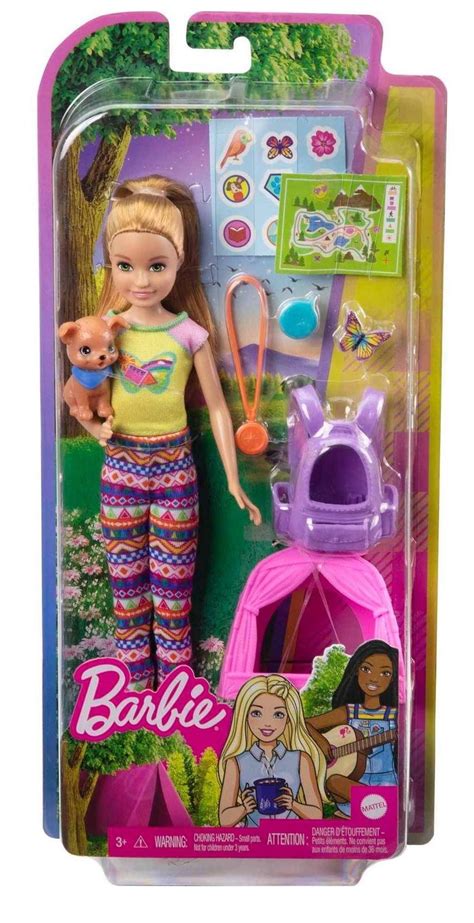 Buy Barbie Camping Playset With Stacie Doll At Mighty Ape Nz