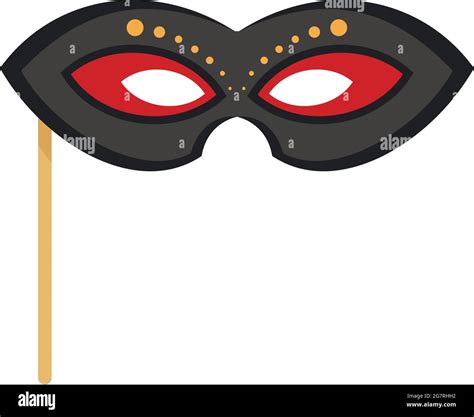 Masquerade Mask Icon Flat Illustration Of Masquerade Mask Vector Icon