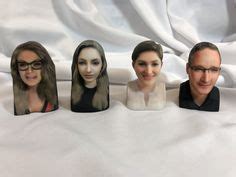 3D Human Bust And Headshot Figurines From Photos To Custom Exact 3D