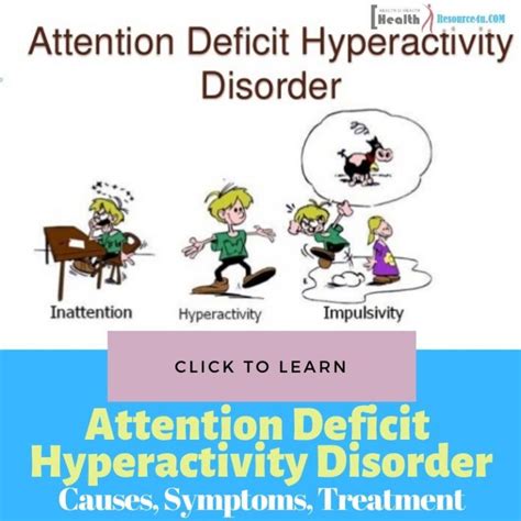Attention Deficit Hyperactivity Disorder Adhd Causes Picture