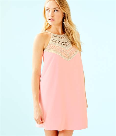 Lilly Pulitzer Pearl Soft Shift Dress In Coral Reef Tint Modesens