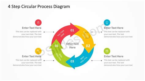 Free 4 Step Circular Process Diagram