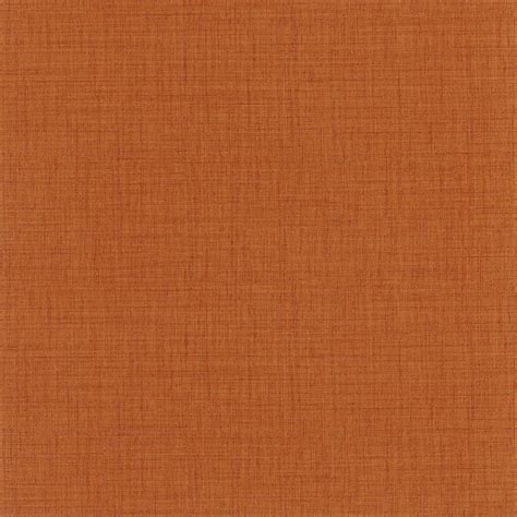 Tweed Plain Textured Vinyl Wallpaper Orange Casadeco Weave Wallpaper