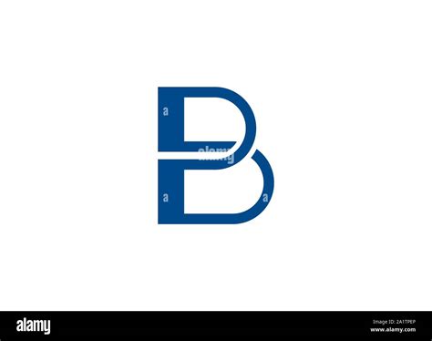 Logo Letra B Minimalista Imagen Vector De Stock Alamy