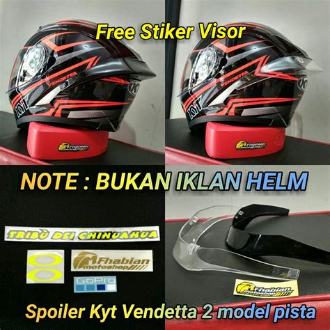 Helm helm kyt rocket harga rp 300.000 dikirim dari tangerang, banten. Jual Spoiler Helm kyt vendetta model agv New model di ...