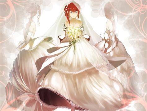 X Resolution Female Anime Character Wearing Wedding Dress Hd Wallpaper Wallpaper Flare