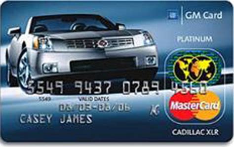 Gm card offers cardholders an unlimited rebate equal to 5% of the first $5000 and 2% after that in annual purchases made with the card that can be applied to the purchase of a. gm.master.card.500 (image)