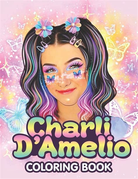 Buy Charli Damelio Coloring Book A Cool Coloring Book For Fans Of