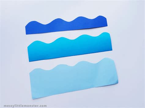 Cute Ocean Paper Craft Template Included Messy Little Monster