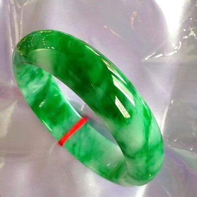 Send Certificate Grade A Jadeite Bangle Green Jades Bracelet Women