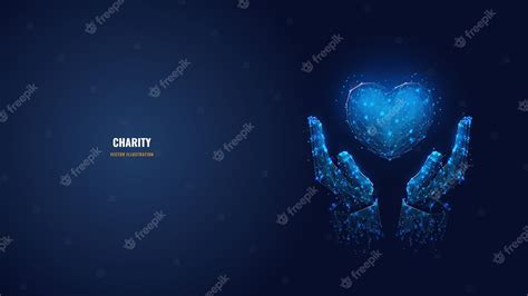 Premium Vector Digital Vector 3d Human Hands Holding Heart Symbol In