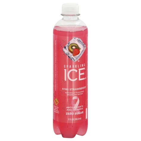 Sparkling Ice Zero Sugar Kiwi Strawberry Sparkling Water Sparkiing Ice