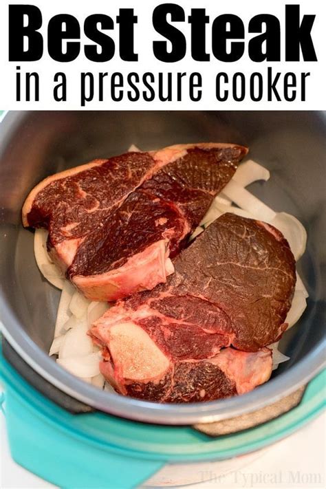 3 tips for cooking perfect ribeye steaks. Steak in a pressure cooker is great with potatoes cooked ...