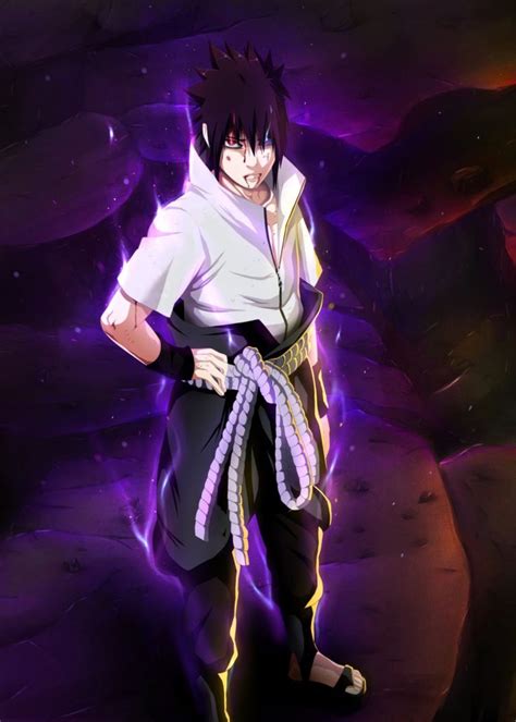 Sasuke Uciha Poster By Design Mas Displate Naruto