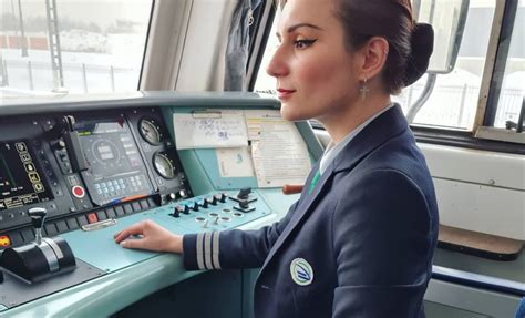 Russia's First Female Train Driver Gets Behind the Wheel - The Moscow Times
