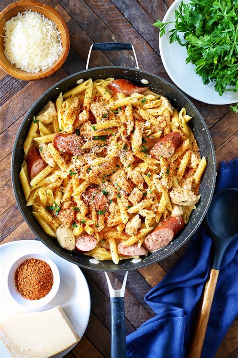 One Pot Cajun Chicken Alfredo Recipe Cart