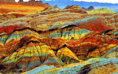 🔥 Magical Rainbow Mountains At The Zhangye Danxia Landform Geological