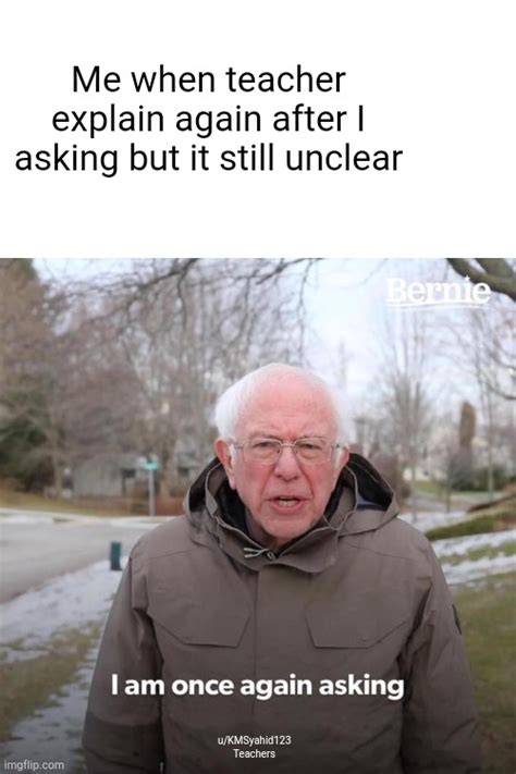 Bernie Meme Once Again Template