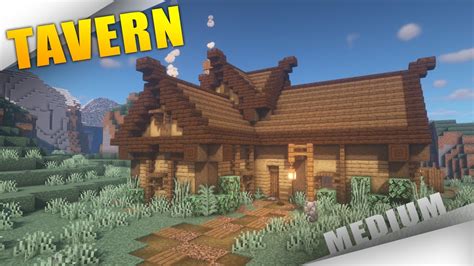 Minecraft How To Build A Medieval Taverninn Youtube