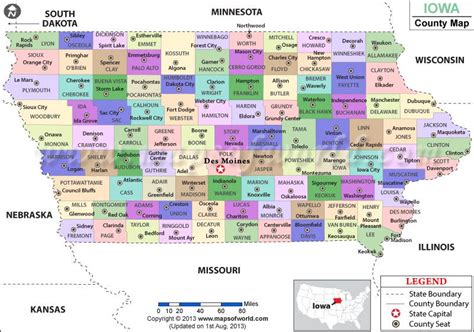 The Shapes Of Iowa Counties Artofit