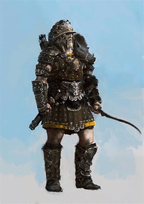 Cimmerian Male Warrior Video Games Artwork Warrior Concept Art