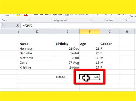 How To Divide In Excel With Pictures Wikihow