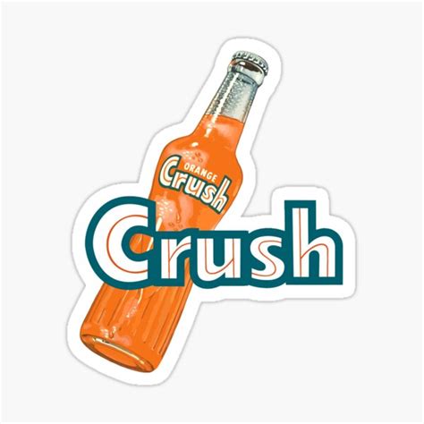 Orange Crush Stickers Redbubble