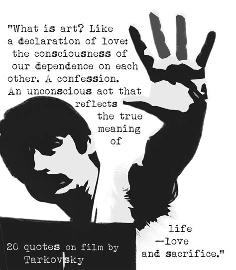 Andrei Tarkovsky Filmmaking Quotes Film Quotes Quotes
